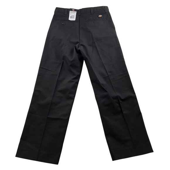 NWT Dickies Mens Work Pants Size 32 Straight Classic Chino Workwear Black Casual - Picture 2 of 15
